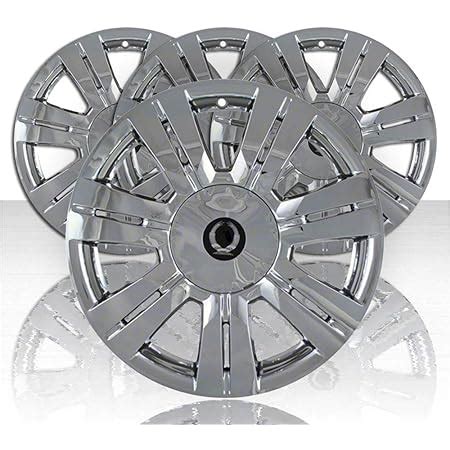 Amazon Upgrade Your Auto Set Of Four Chrome Wheel Skin Covers