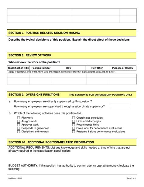 Oregon Position Description Fill Out Sign Online And Download Pdf