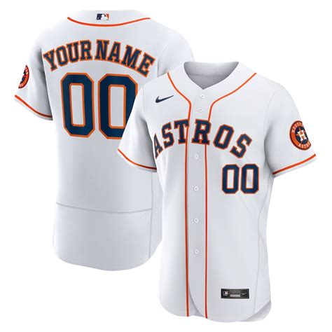 Mens Houston Astros Jose Altuve Nike White Home Authentic Player