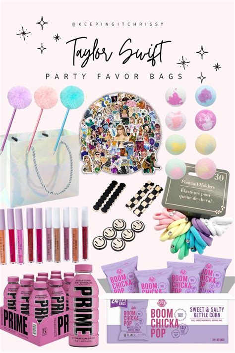 Taylor Swift Party Favor Bags Nel 2024 Festa Taylor Swift