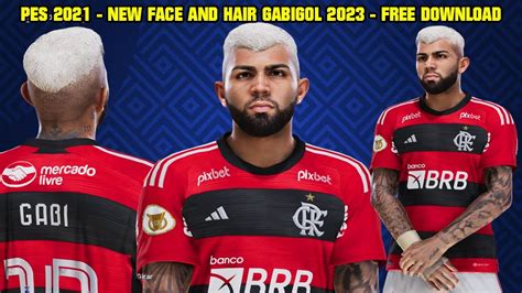 Pes 2021 New Face Gabriel Barbosa Com Cabelo Loiro 2023 V3 4k Youtube