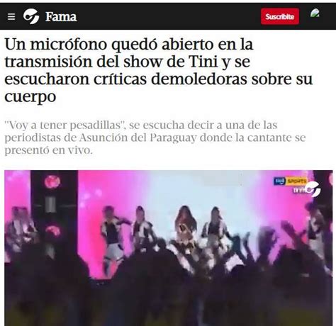 Diario Hoy Burlas Sobre Ombligo De Tini En Apertura De Odesur 2022