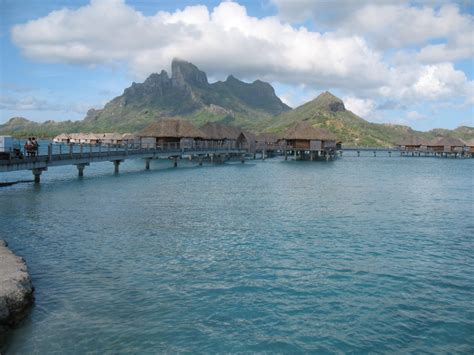 Four Seasons Bora Bora overwater bungalows - EzTravelPad