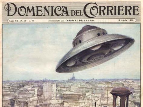 La Domenica Del Corriere 1962 UFO Cover The UFO Database