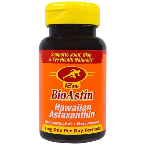 Hawaiian Astaxanthin 12mg 50 Caps by BioAstin