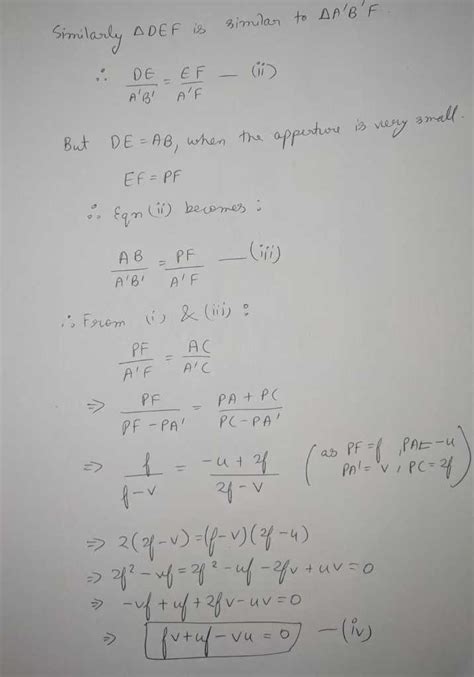 . Derive mirror equation a convex mirror Using it, show that a convex ...