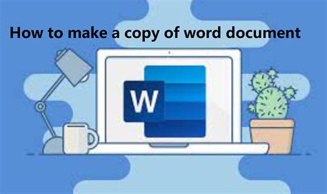 How To Make A Copy Of Word Document