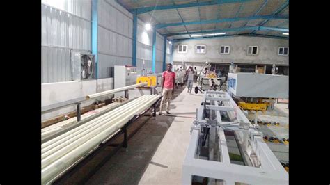 Ligne De Extrusion De Tuyaux Pvc Machine Tuyau Pvc Youtube