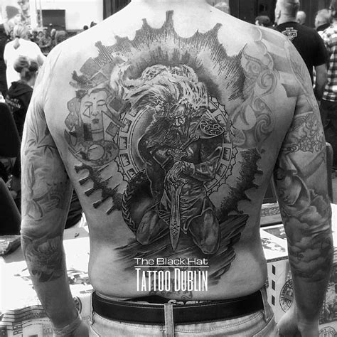 Celtic Warrior full back piece tattoo by Sergy @blackhatsergy Native ...