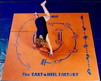 Cartwheel Mats, learn cartwheels on cartwheel training mats