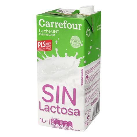 Leche Desnatada Carrefour Sin Lactosa Brik L Carrefour Carrefour