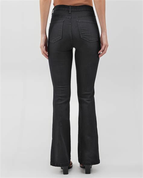 Riachuelo Cal A Black Jeans Feminina Bootcut Vi S Preto Ak By