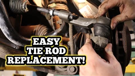 How To Change Tie Rods Inner And Outer Tie Rod Ends YouTube