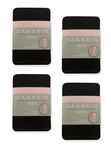 Danskin Now Girls Shimmer Dance Tights