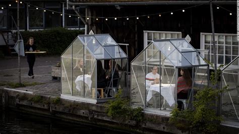 A restaurant in Amsterdam introduced 'quarantine greenhouses' so diners ...