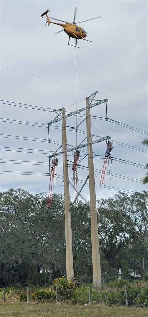 Something you don't see every day. Near Sarasota Fl. : r/electricians