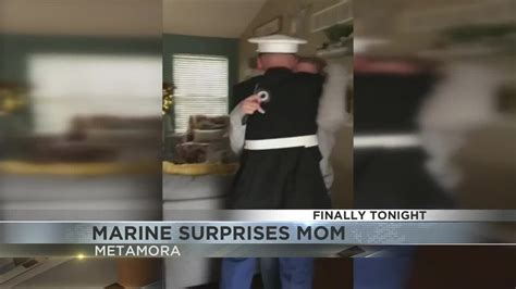 Marine Surprises Mom Youtube