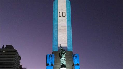 Video Impresionante Proyecci N En El Monumento A La Bandera Para