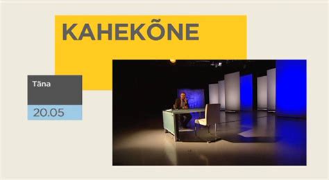 Kahekõne N 28 veebruaril ETV s YouTube