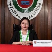 Janet Yvone Castagne Vasquez ALCALDESA Funcionarios Municipalidad