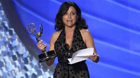 Julia Louis Dreyfus Dedicates Emmy Win To Father Who Died 2 Days Prior