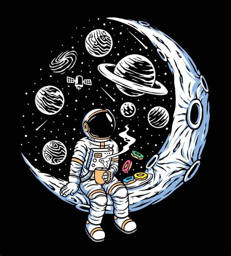 Astronauta De Dibujos Animados Con Una N Premium Vector Freepik Sexiz