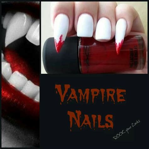 Pin By Jennifer Smith On Beauty Vampire Nails Nail Effects