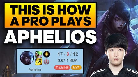 GHOST DESTROYING EUW SOLO QUEUE ON APHELIOS YouTube