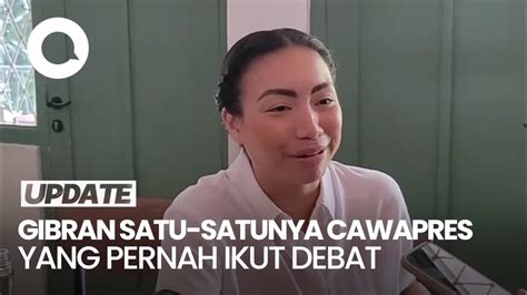 Tkn Banyak Yang Lupa Gibran Satu Satunya Cawapres Yang Pernah Ikut Debat