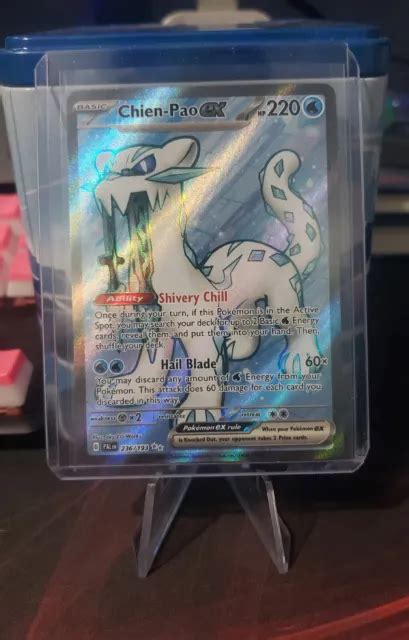 Pok Mon Karte Paldea Evolved Chien Pao Ex Full Art Eur