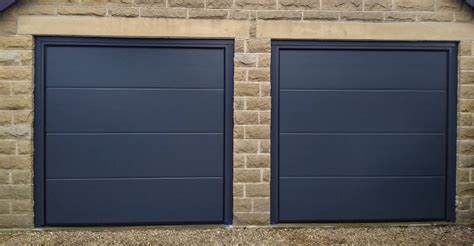 Twin Sectional Garage Doors Leeds Blueberry Automation