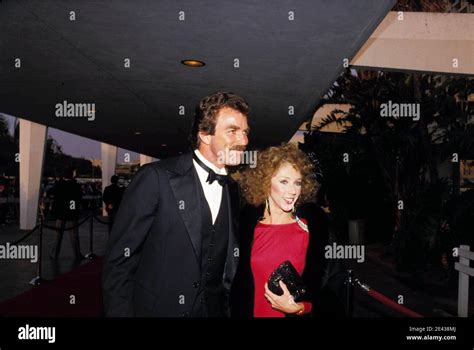 Jillie Mack and Tom Selleck 1985 Credit: Ralph Dominguez/MediaPunch Stock Photo - Alamy