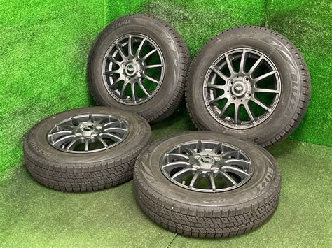 weds TEAD 134J OFF45 PCD100 4H BRIDGESTONE BLIZZAK VRX2 145 80R13 タント等