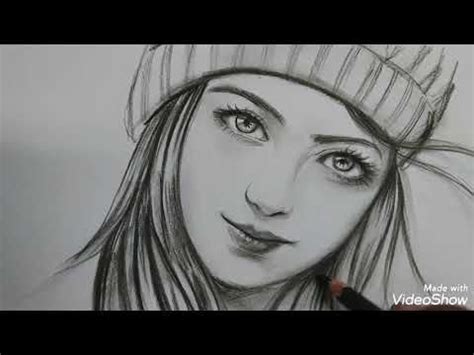 Beautiful Girl Pencil Sketch Drawing By Bhagyashree Sagar Off