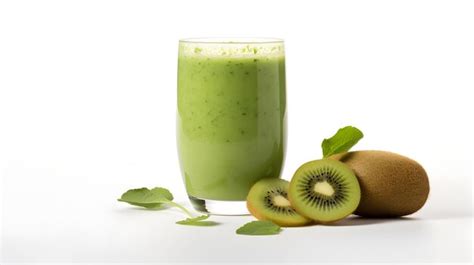 Premium Photo Kiwi And Spinach Green Smoothie