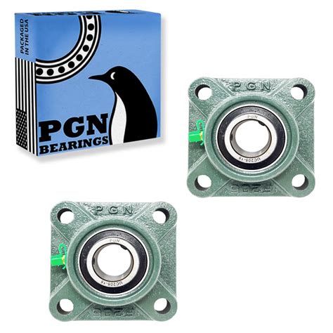 Pgn Ucf205 16 Pillow Block Bearing Pack Of 2 Square Flange Mounted Pillow Block Bearings