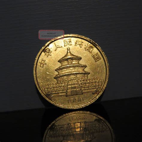 1986 110 Oz 10 Yuan China Gold Panda 999 Pure Gold Coin