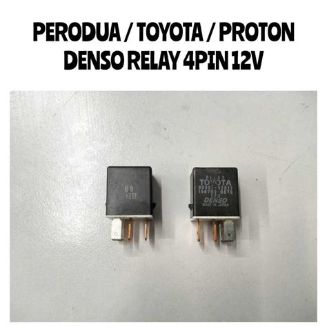 Head Lamp Relay Air Conditioning Relay Perodua Toyota Proton Denso