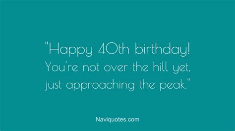 160 Funny 40th Birthday Quotes For Females