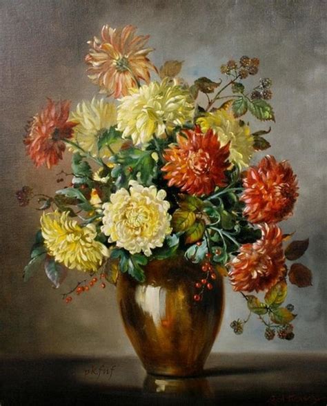 Flowers Painting By Cecil Kennedy Art And Design Flower Painting