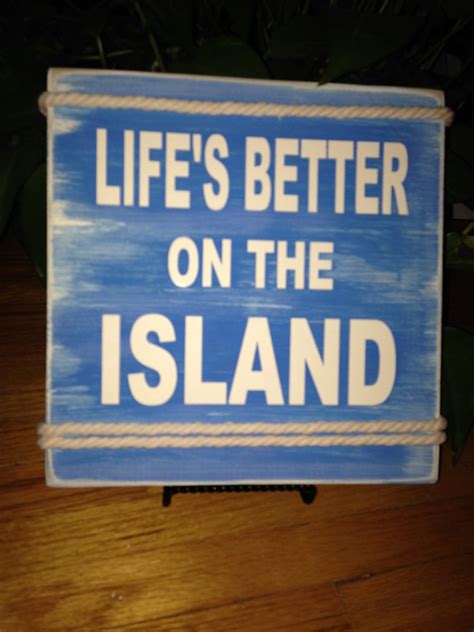 Life Is Better On The Island Beach House Decor Cute Beachy Etsy