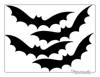 Printable Halloween Decorations Bats