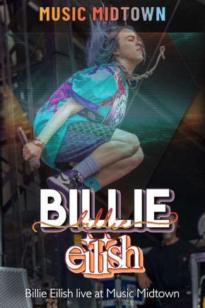 Billie Eilish Live at Music Midtown 2019 Vêtements Mode Marque