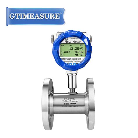 Dn4 Dn6 Dn10 Flow Meter High Precision Liquid Turbine Flowmeter With Pulse 4 20ma Rs485 Output