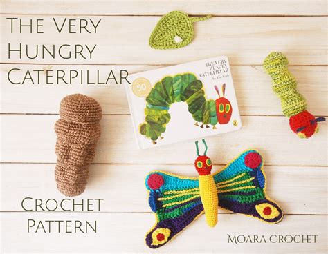 Crochet Caterpillar Life Cycle Play Set Pattern The Very Etsy