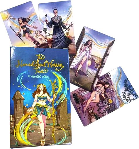 Atesswy Nomad Soul Warrior Tarot 78 Mystically Illustrated Tarot Cards