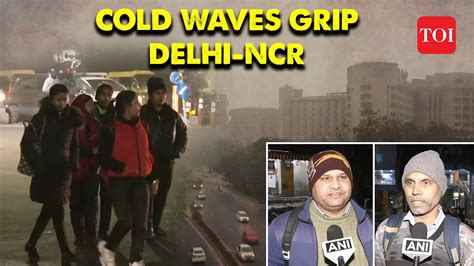 As Unrelenting Cold Wave Sweeps Delhi People Struggle For Warmth