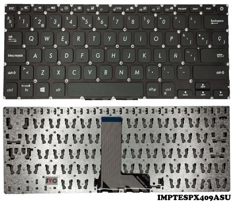 Teclado Sp Asus Vivobook X X F X Fl Negro Serviclic