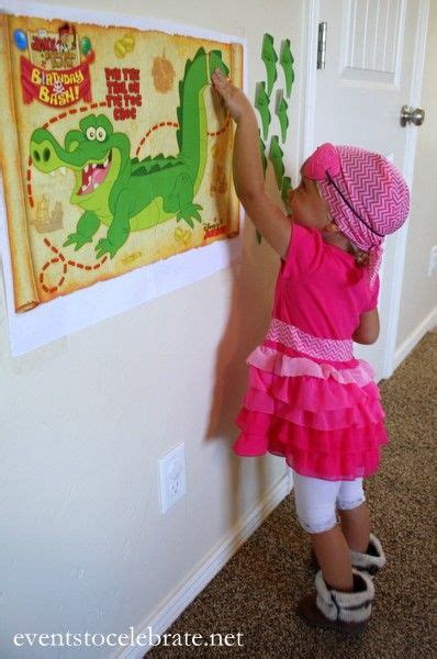 Pin The Tail On The Tick Tock Croc Free Printable Alligator Birthday