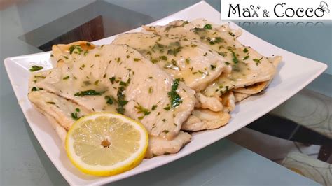 Scaloppine Di Tacchino Al Limone Youtube